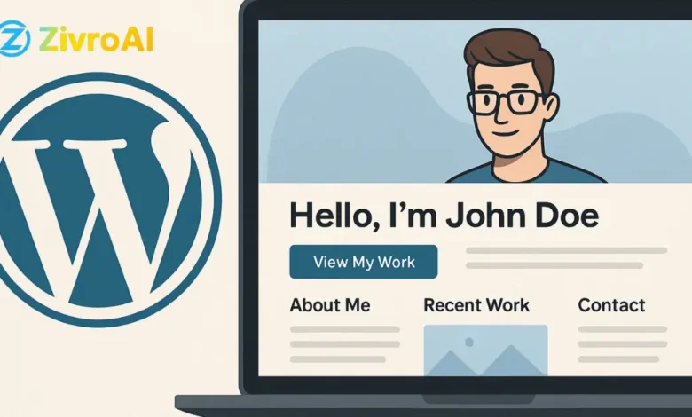 تصميم موقع شخصي سريع وأنيق باستخدام ووردبريس – دليل عملي لتصميم موقع ووردبريس احترافي