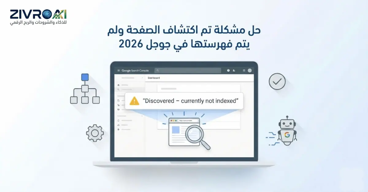 حل مشكلة تم اكتشاف الصفحة ولم يتم فهرستها في جوجل 2026